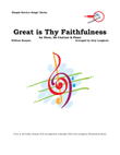Great Is Thy Faithfulness
