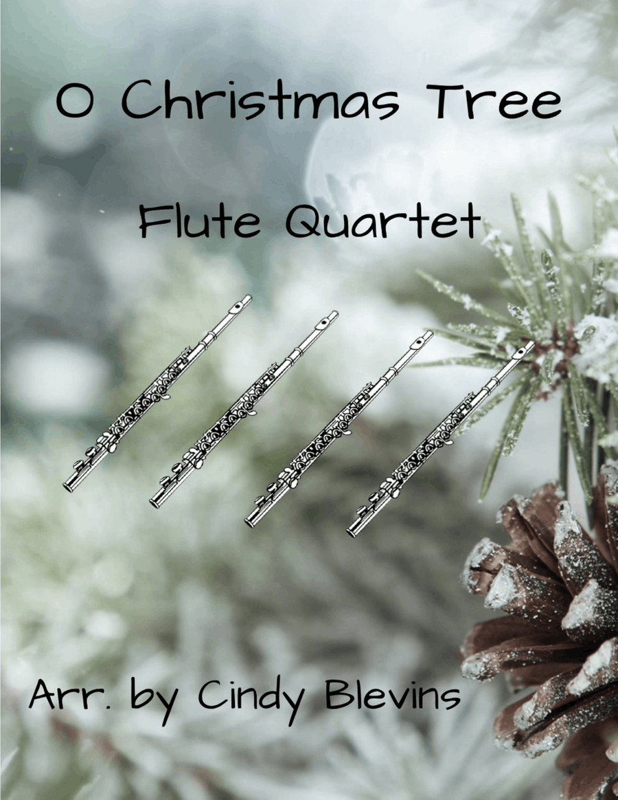 O Christmas Tree, for Flute Quartet Flute Quartet scores gallery preview page 1