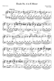 Étude Opus 45 No. 4 in E Minor – Stephen Heller