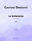 La lontananza, by Donizetti, A 559, in e minor