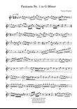 Fantasia No. 1 in G-Minor