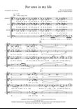 For Once In My Life (arr. Jon Conway)