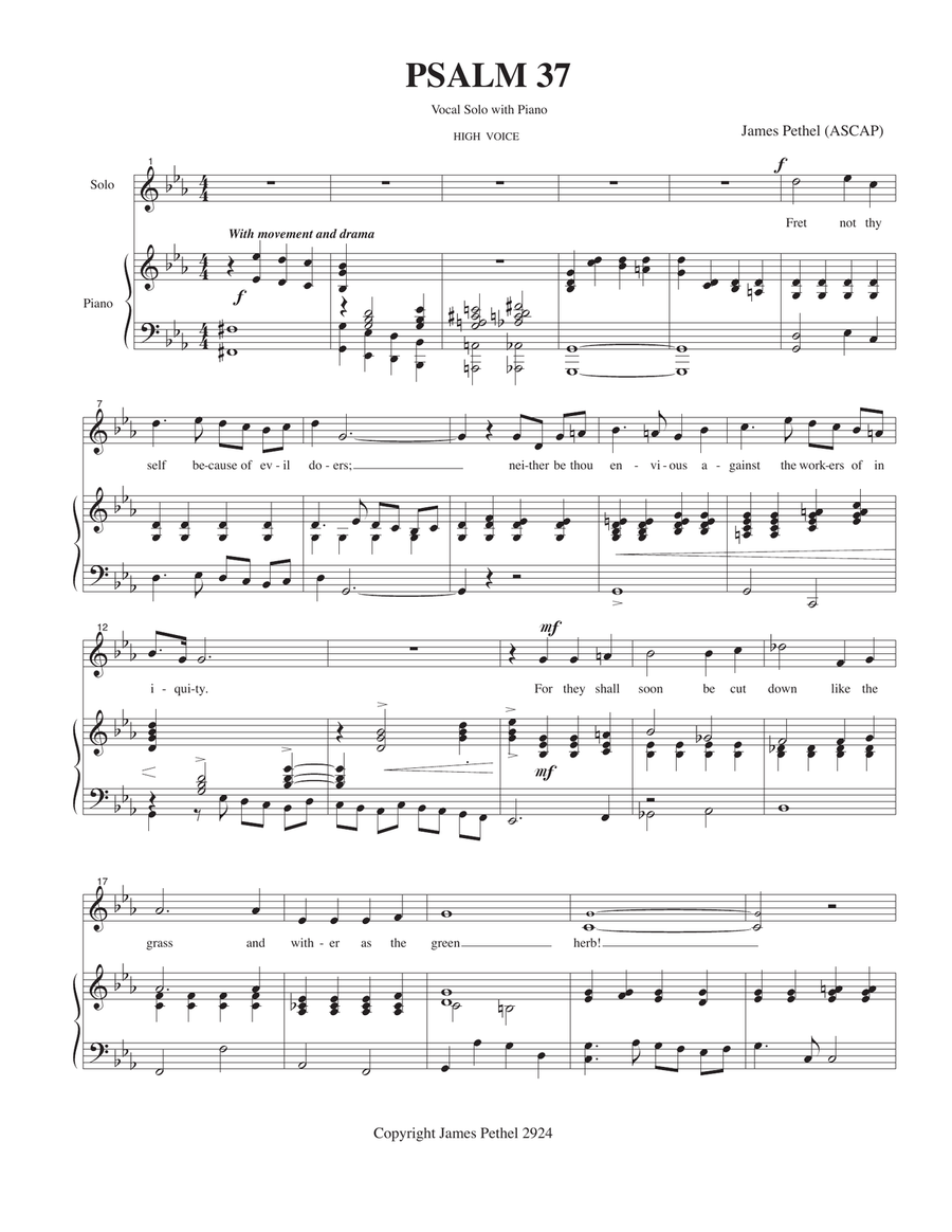 Psalm 3i7 Psalm 3i7 Voice Solo scores gallery preview page 1