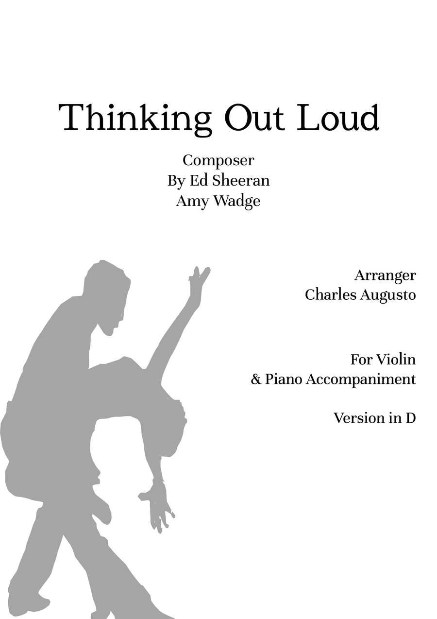 Thinking Out Loud Thinking Out Loud Chamber Music scores gallery preview page 1