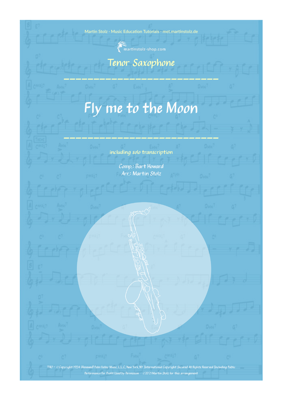 Fly Me To The Moon (In Other Words) Tenor Saxophone scores gallery preview page 1