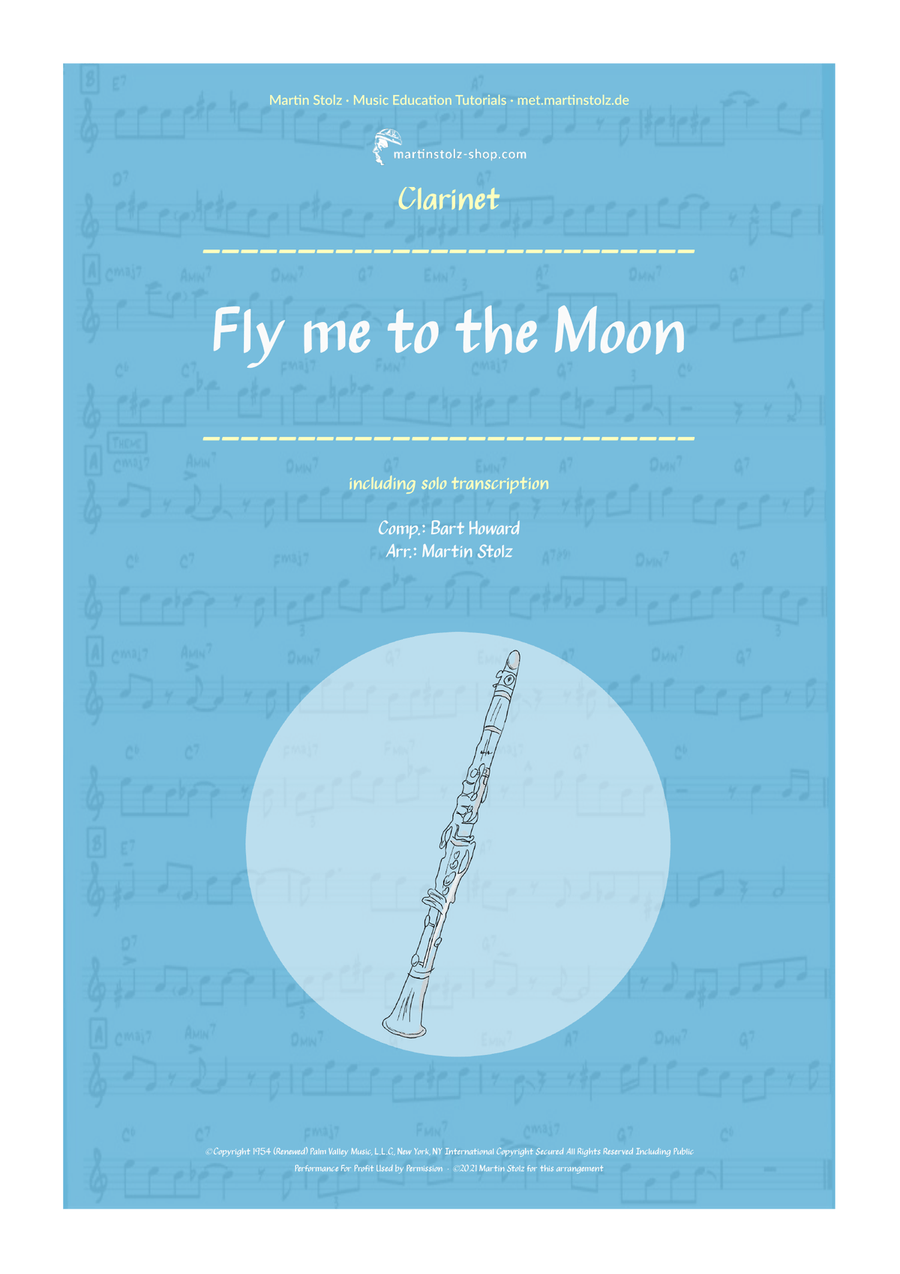 Fly Me To The Moon (In Other Words) B-Flat Clarinet scores gallery preview page 1