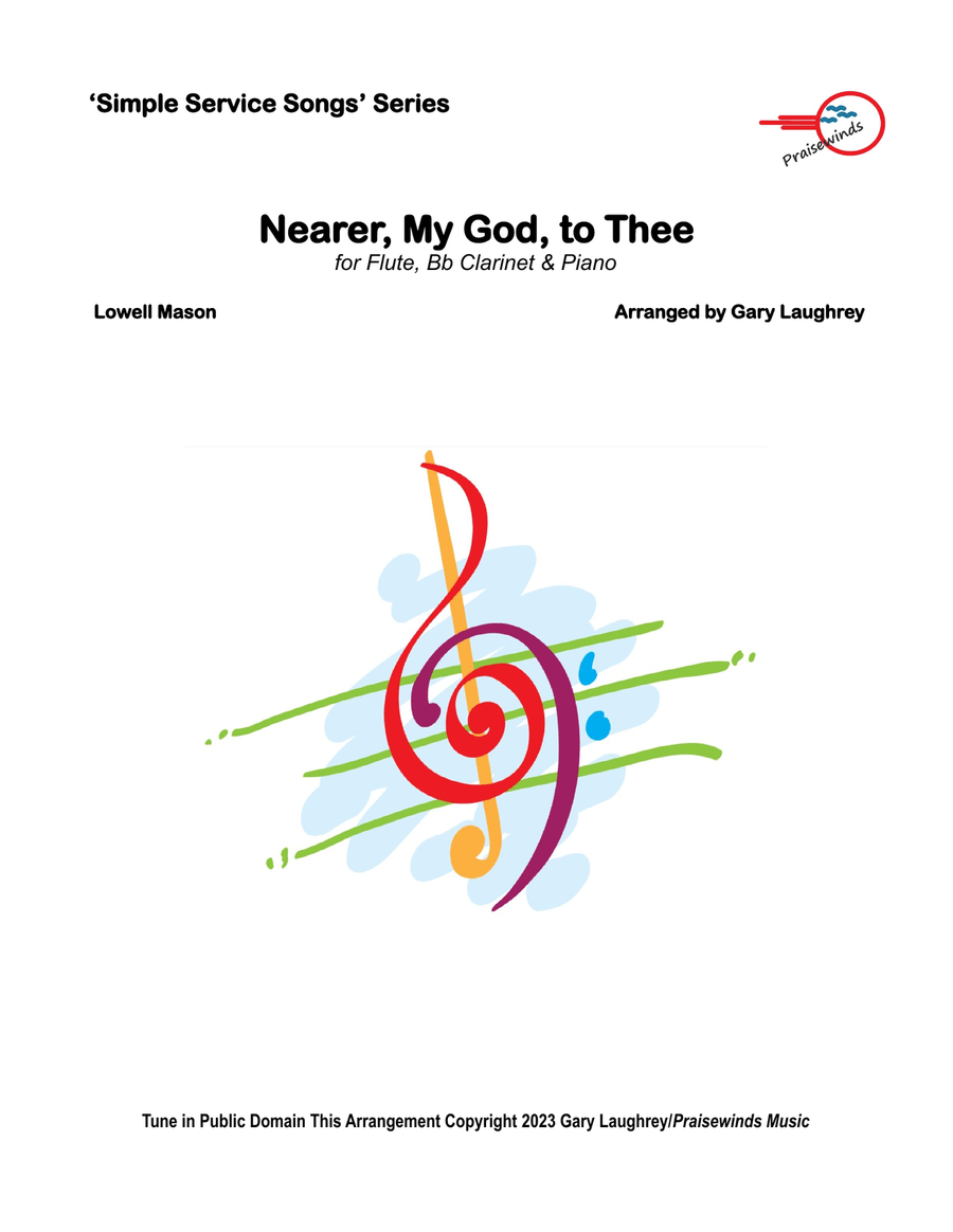Nearer, My God, to Thee Nearer, My God, to Thee Woodwind Duet scores gallery preview page 1
