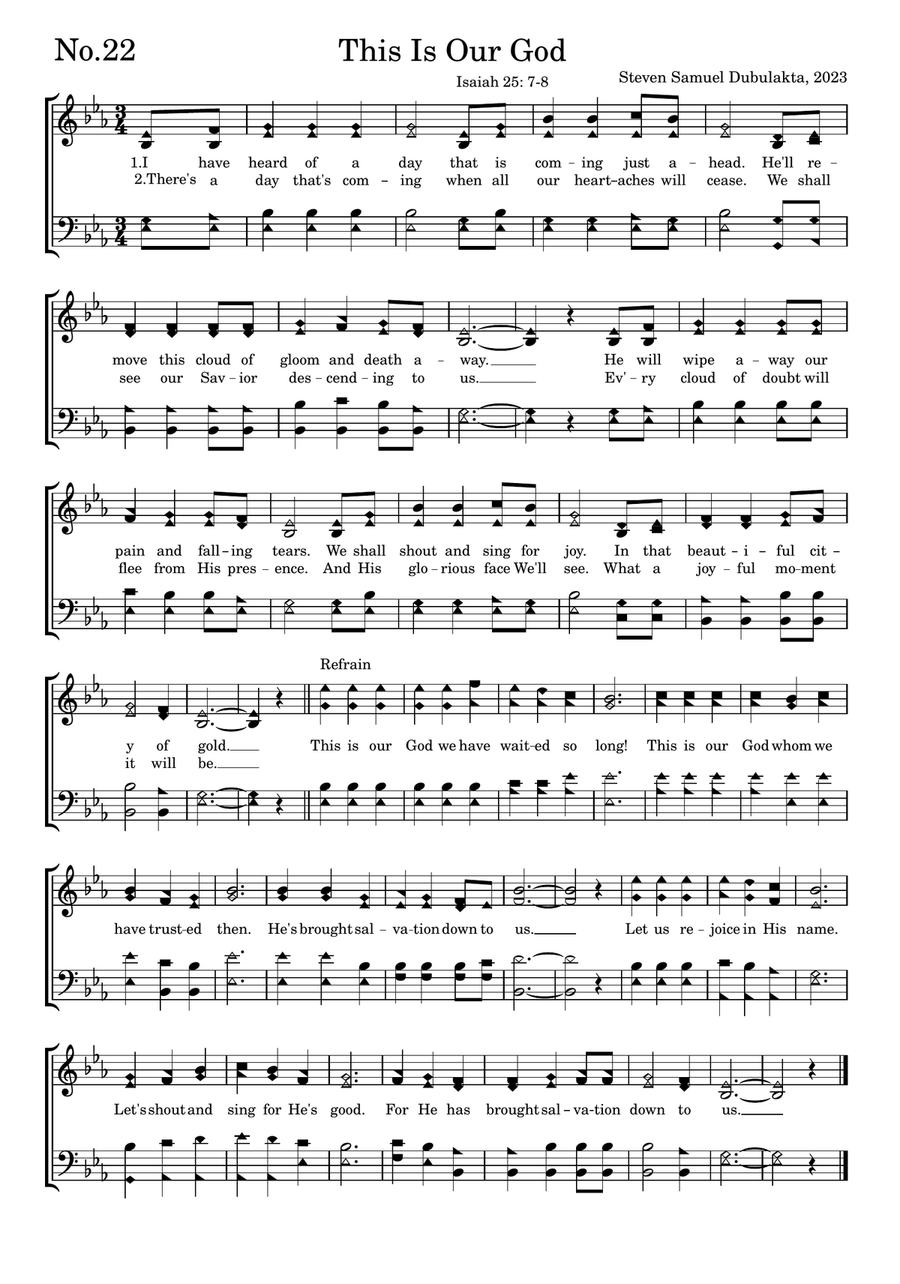 This is Our God 4-Part scores gallery preview page 1