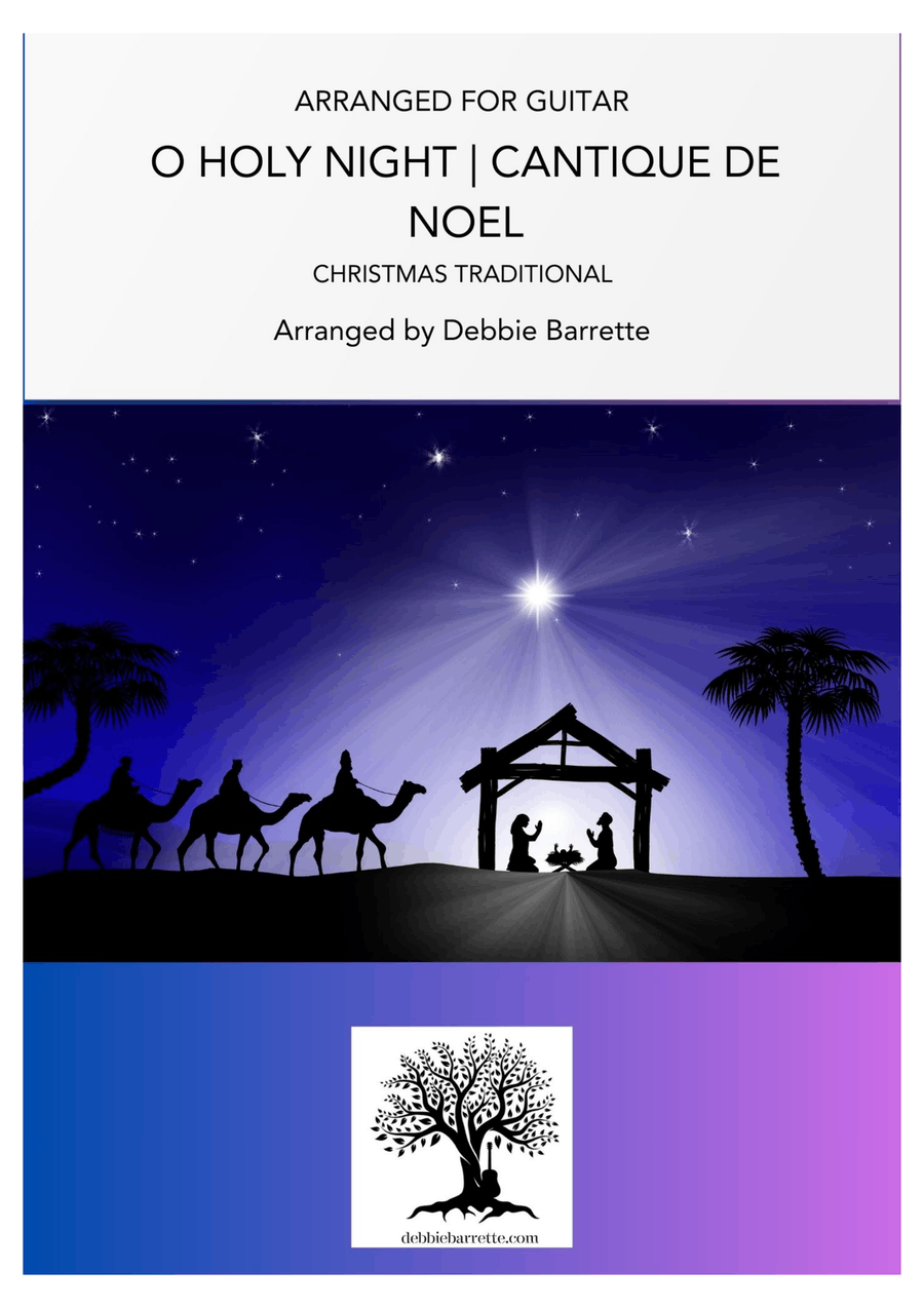 O Holy Night | Cantique De Noel Acoustic Guitar scores gallery preview page 1