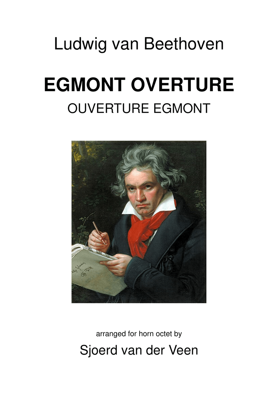 Egmont Overture for horn octet Horn scores gallery preview page 1