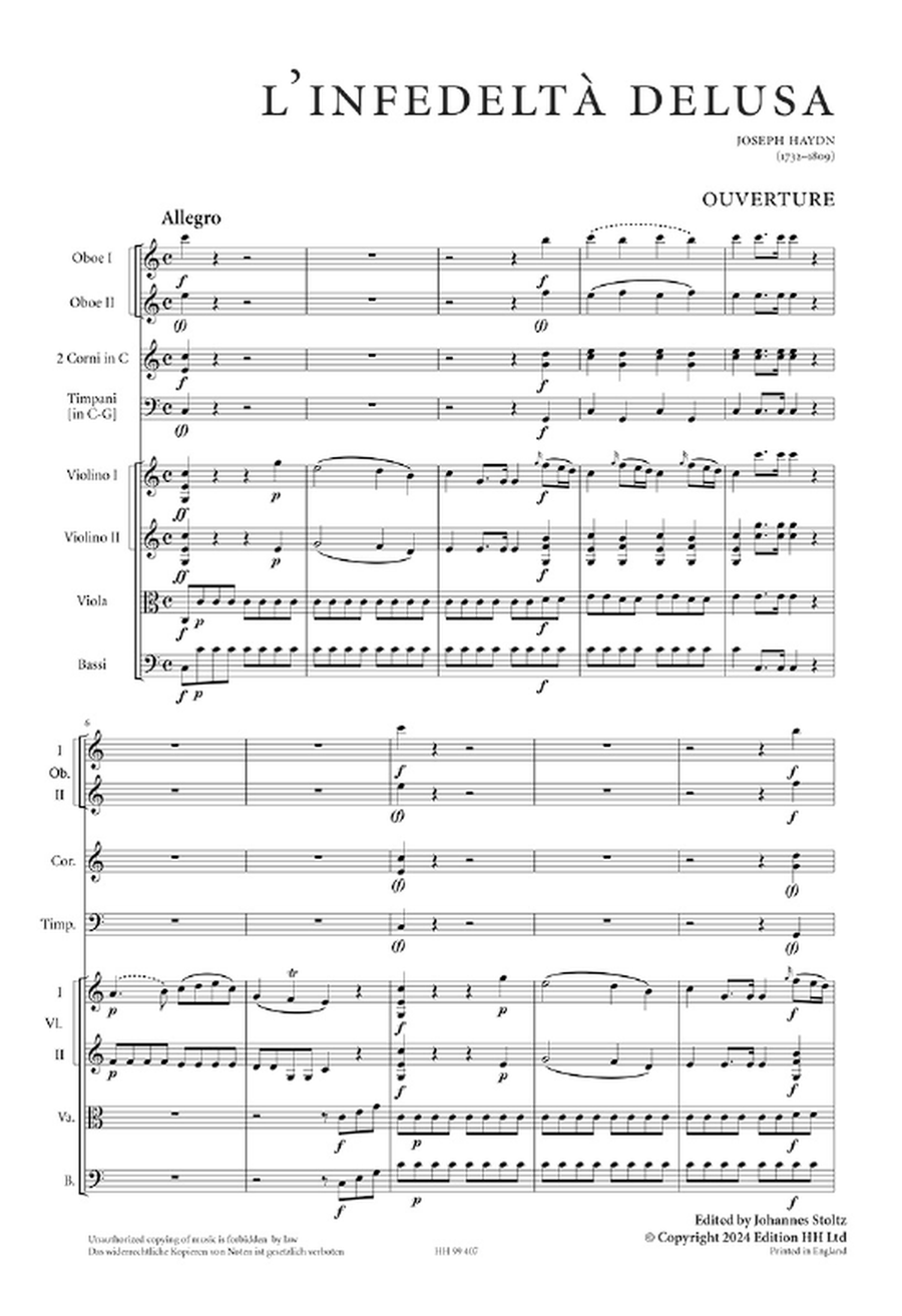 L’infedeltà delusa L’infedeltà delusa Orchestra scores gallery preview page 2