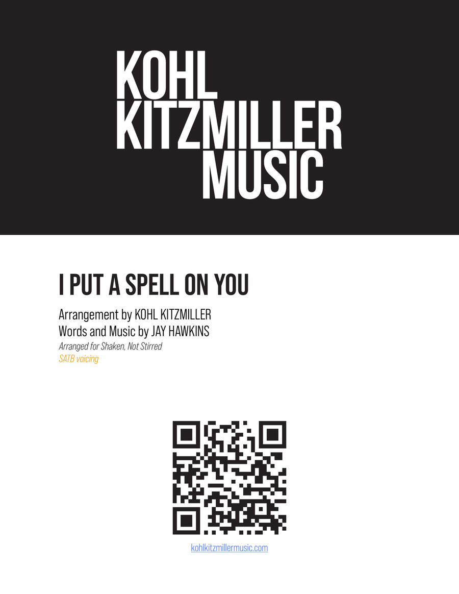I Put A Spell On You 4-Part scores gallery preview page 1