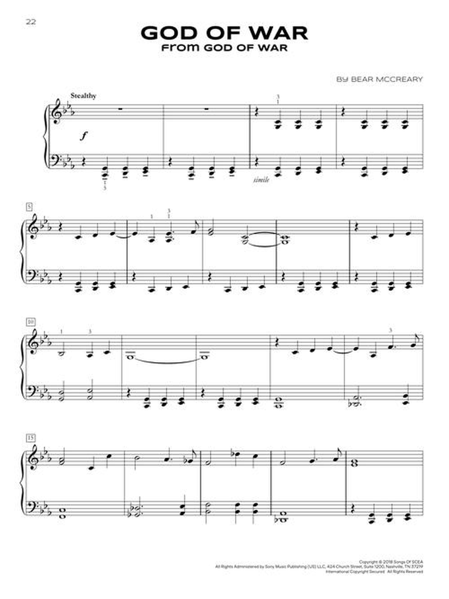 Popular Video Game Themes for Easy Piano Easy Piano scores gallery preview page 5
