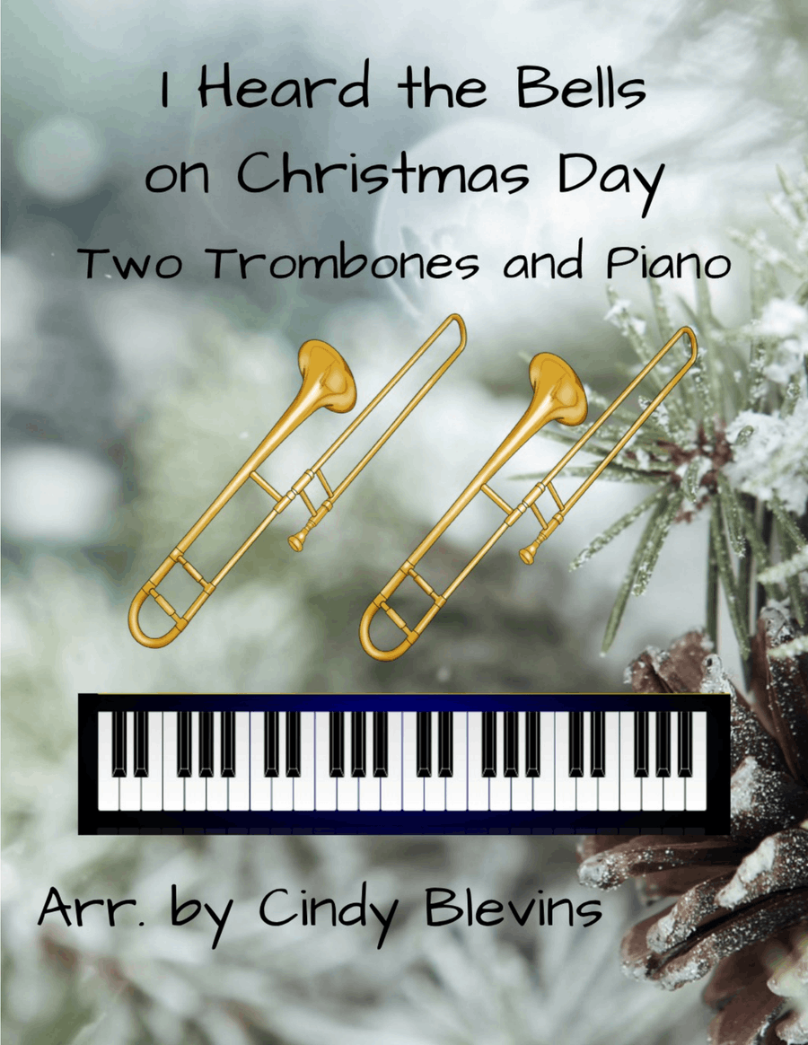 I Heard the Bells on Christmas Day, for Two Trombones and Piano Trombone Duet scores gallery preview page 1