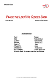 Praise the Lord! His Glories Show