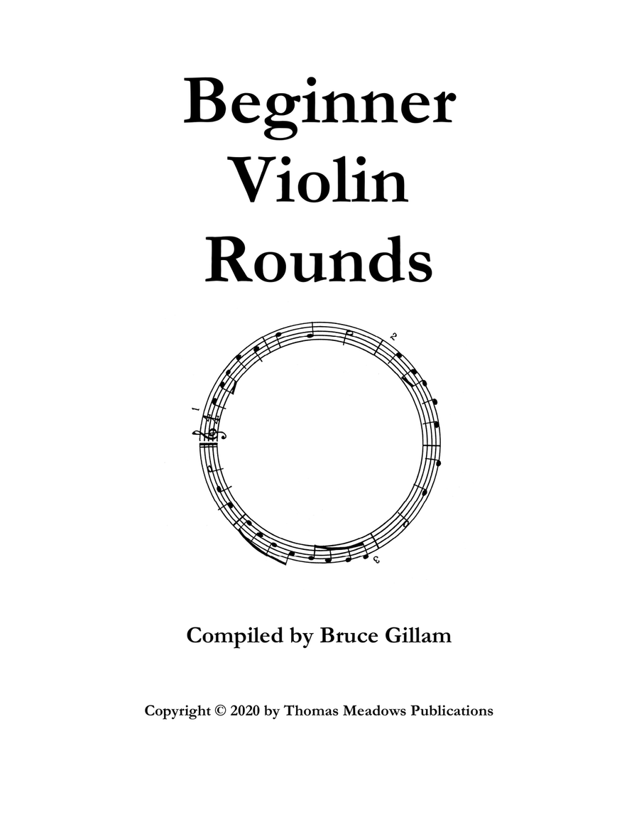 Beginner Violin Rounds Violin scores gallery preview page 1