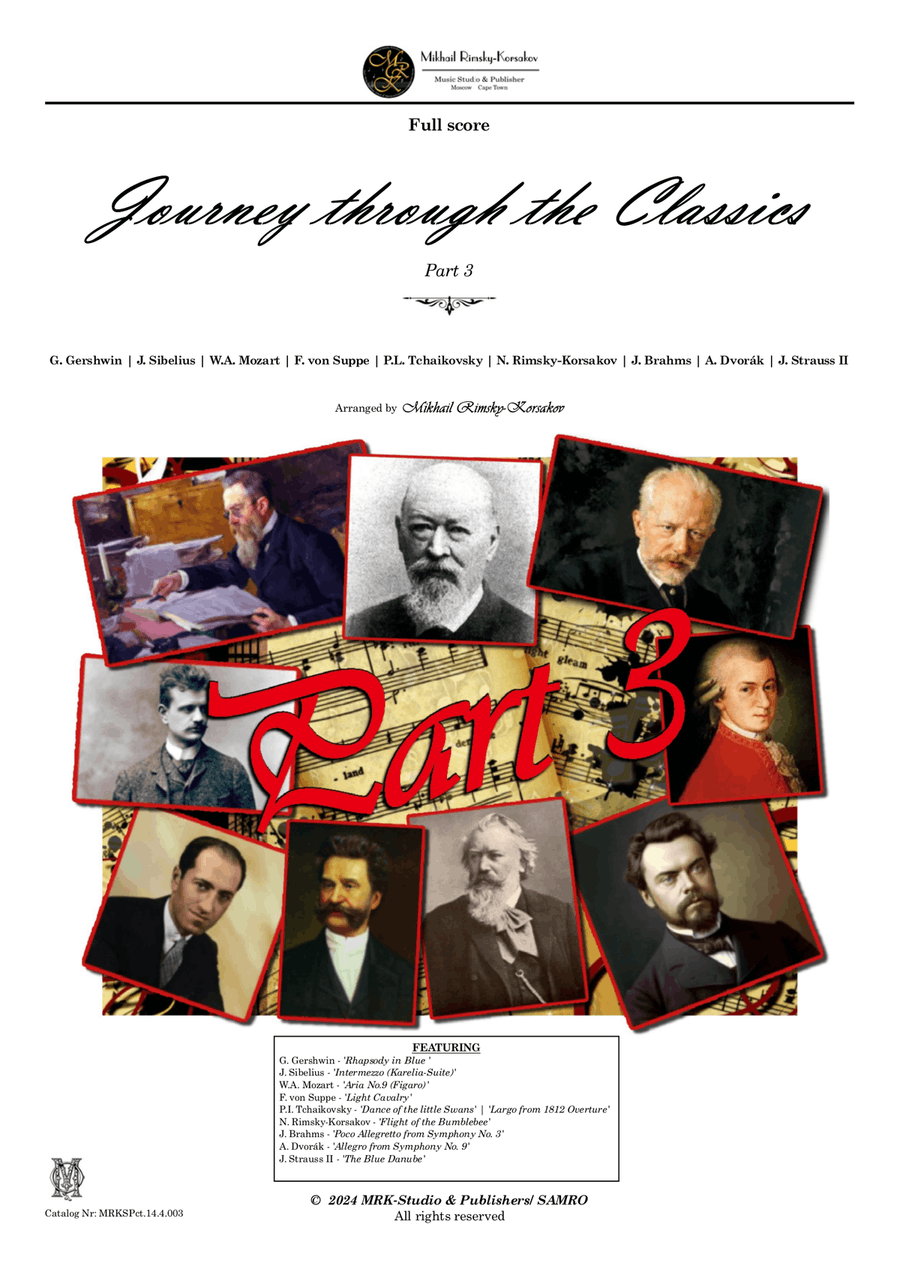 Journey through the Classics (Part 3) Concert Band scores gallery preview page 1
