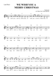We Wish You a Merry Christmas (Lead Sheet in G Major)