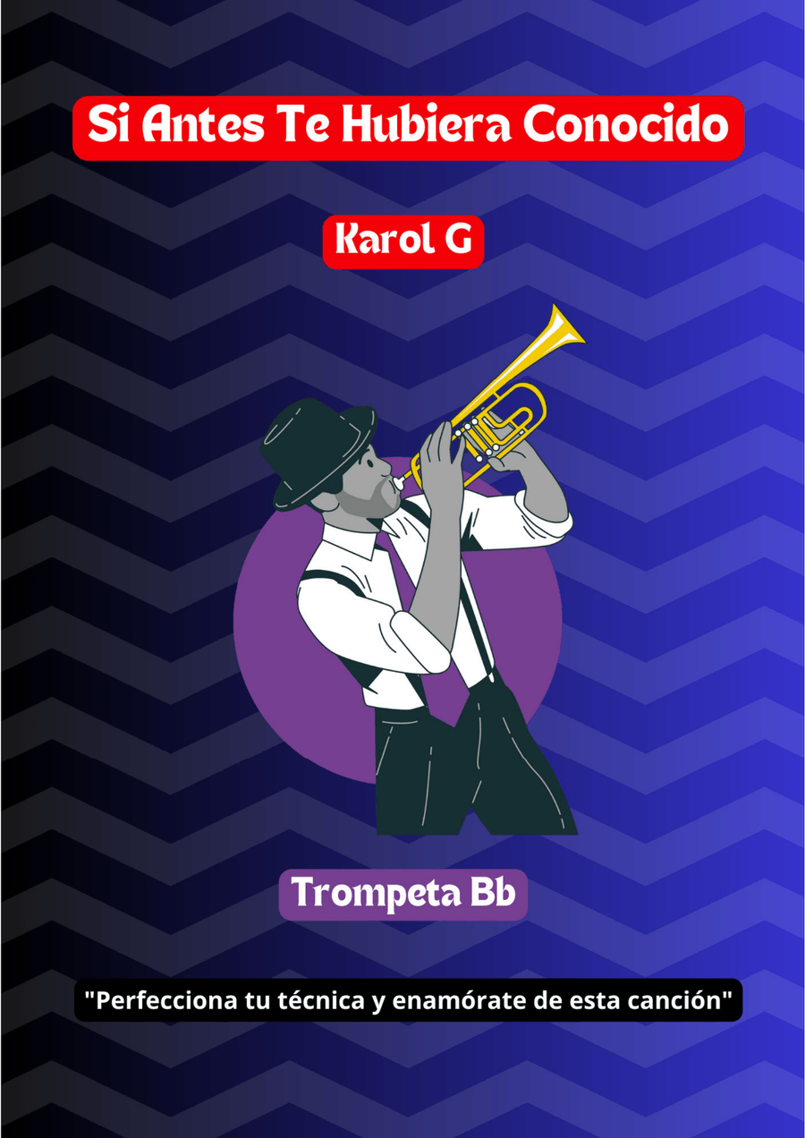 Si Antes Te Hubiera Conocido B-Flat Trumpet scores gallery preview page 1