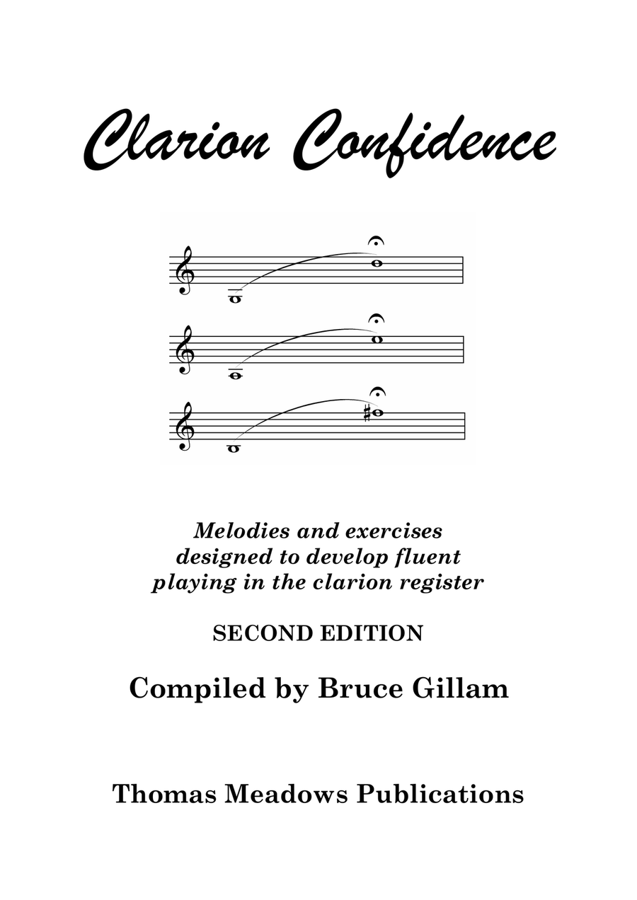 Clarion Confidence Clarion Confidence Clarinet scores gallery preview page 1