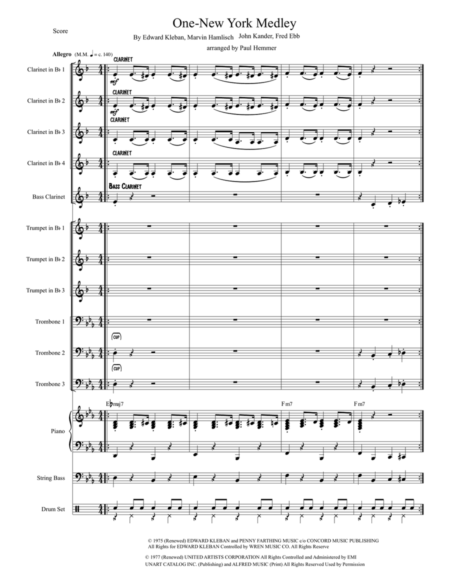 Medley: One with Theme From 
