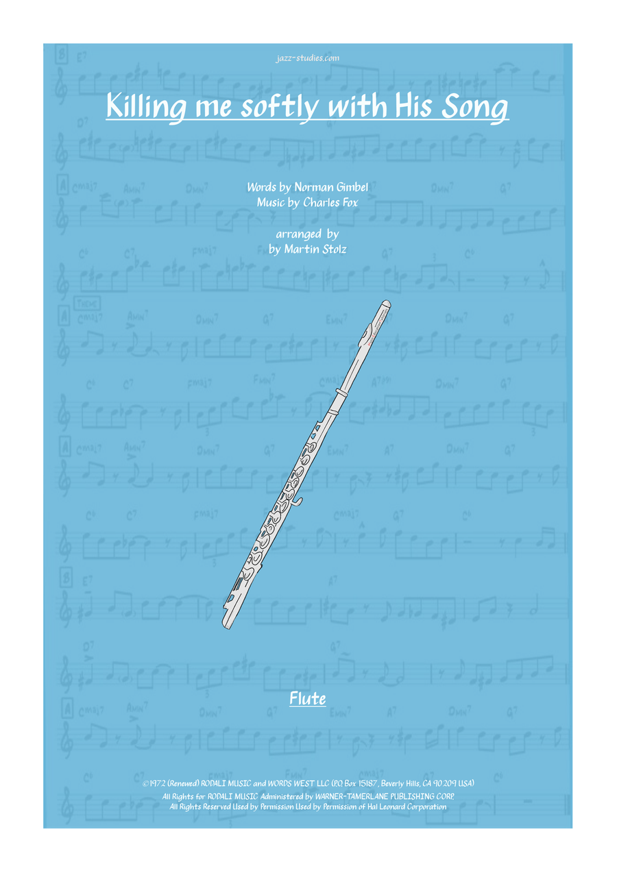 Killing Me Softly With His Song Flute Solo scores gallery preview page 1