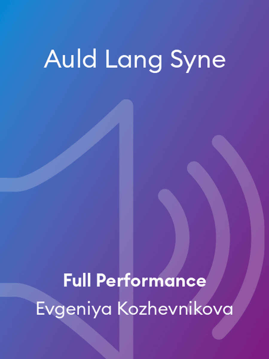 Auld Lang Syne Piano Solo scores gallery preview page 1