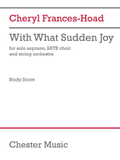 With What Sudden Joy (Study Score)