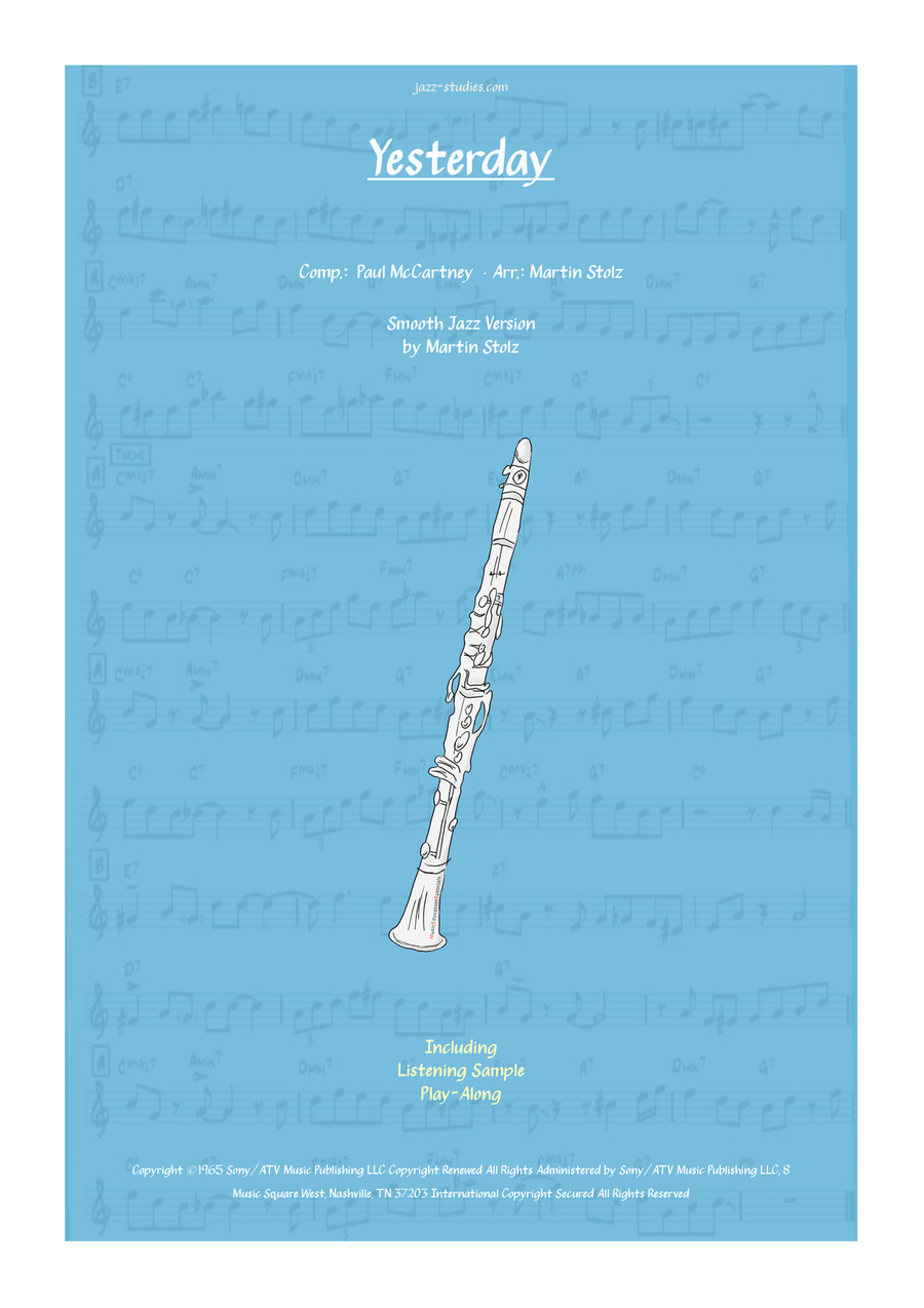 Yesterday Yesterday B-Flat Clarinet scores gallery preview page 1