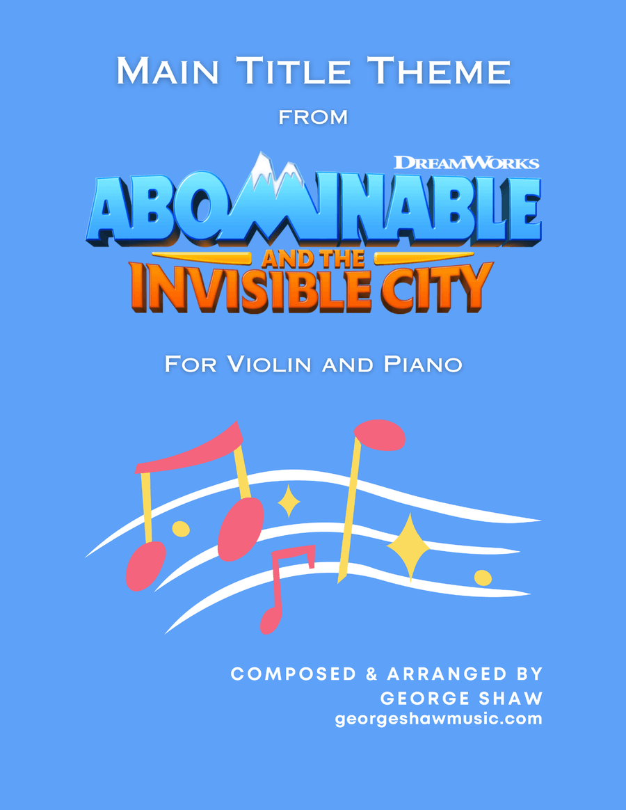 Abominable And The Invisible City - Main Title Theme Chamber Music scores gallery preview page 1
