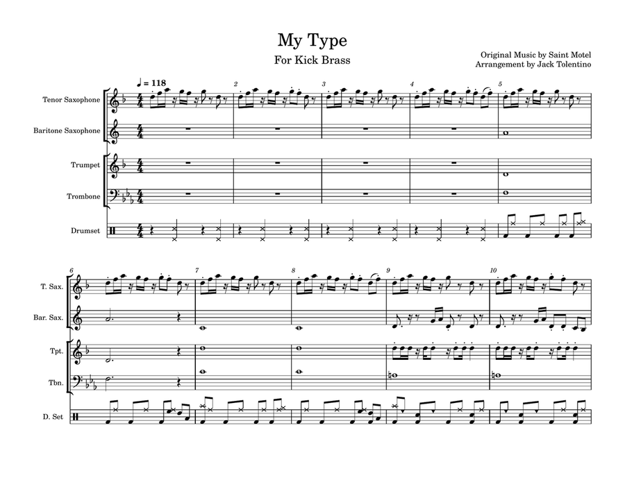 My Type My Type Small Ensemble scores gallery preview page 1