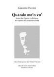 Quando me'n vo' (for soprano and symphonic band)