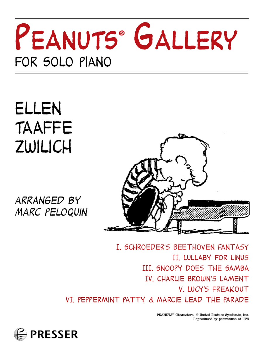 Peanuts Gallery Peanuts Gallery Chamber Music scores gallery preview page 1