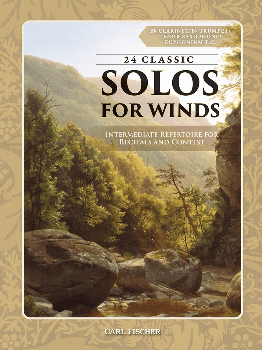24 Classic Solos (for Winds) B-Flat Clarinet scores gallery preview page 1