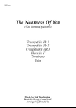 The Nearness Of You - Brass Quintet Easy - Full Score