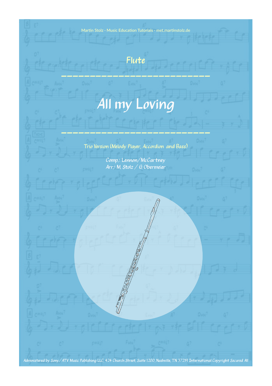 All My Loving All My Loving Flute Solo scores gallery preview page 1