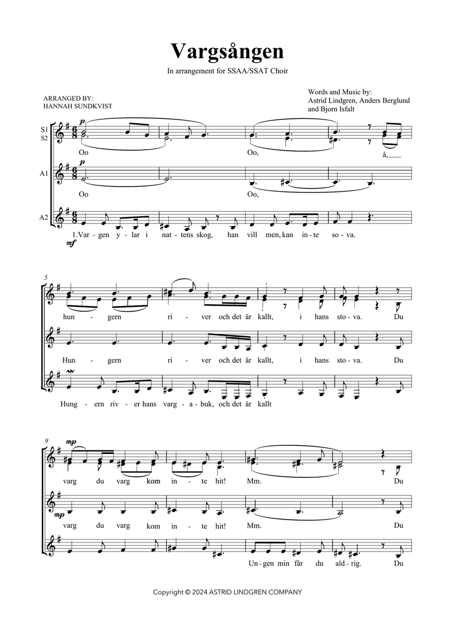 Vargsangen Vargsangen SSAA scores gallery preview page 1