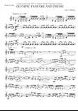 Olympic Fanfare and Theme - Horn in F 3&4