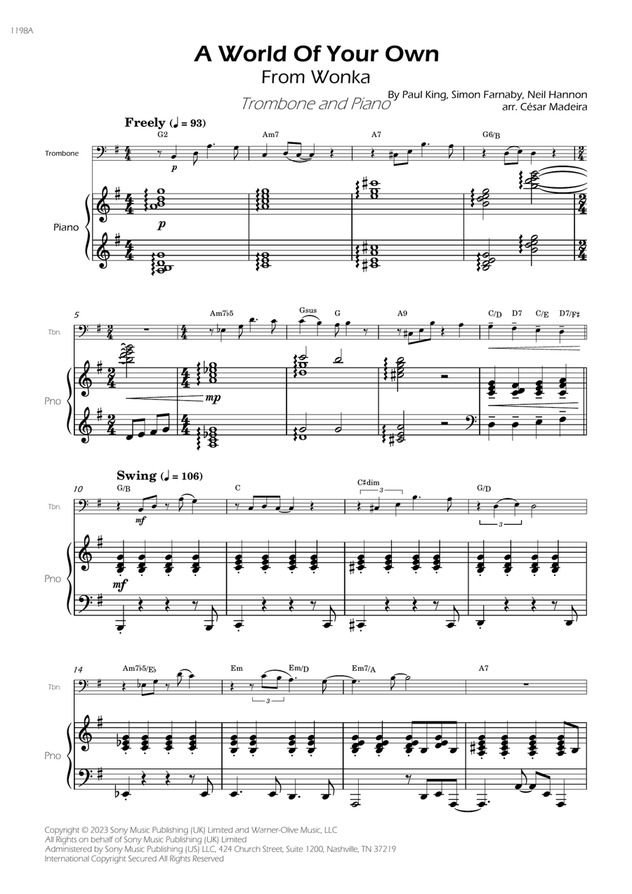 A World Of Your Own A World Of Your Own Piano scores gallery preview page 3