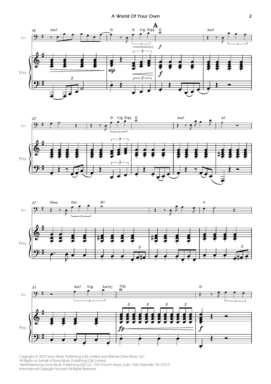 A World Of Your Own A World Of Your Own Piano scores gallery preview page 4