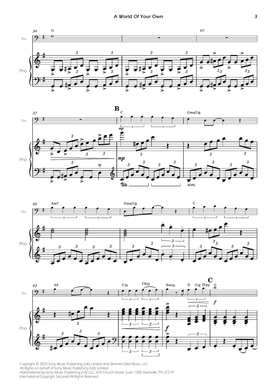 A World Of Your Own A World Of Your Own Piano scores gallery preview page 5