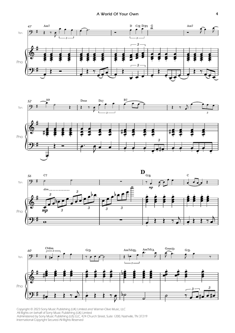 A World Of Your Own A World Of Your Own Piano scores gallery preview page 6