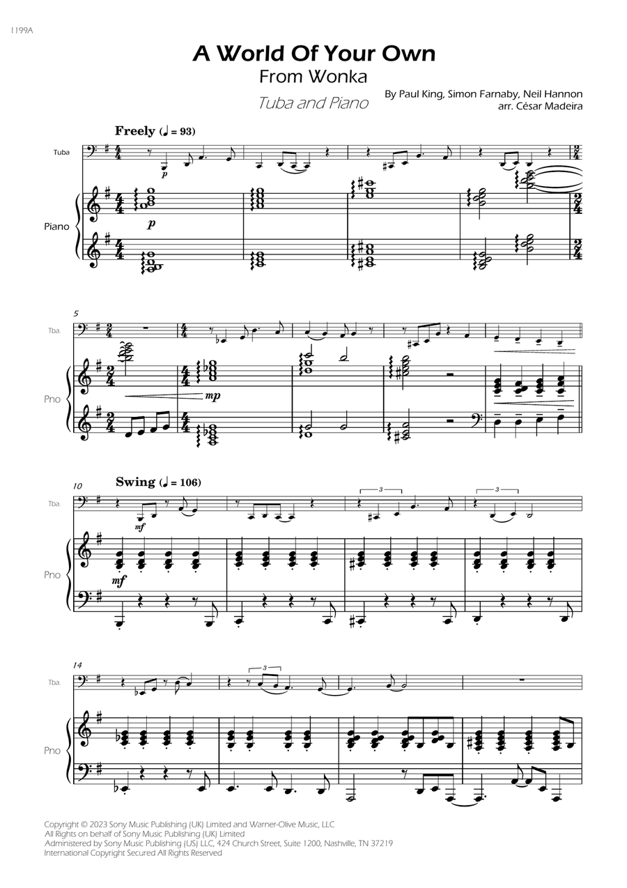 A World Of Your Own A World Of Your Own Piano scores gallery preview page 3