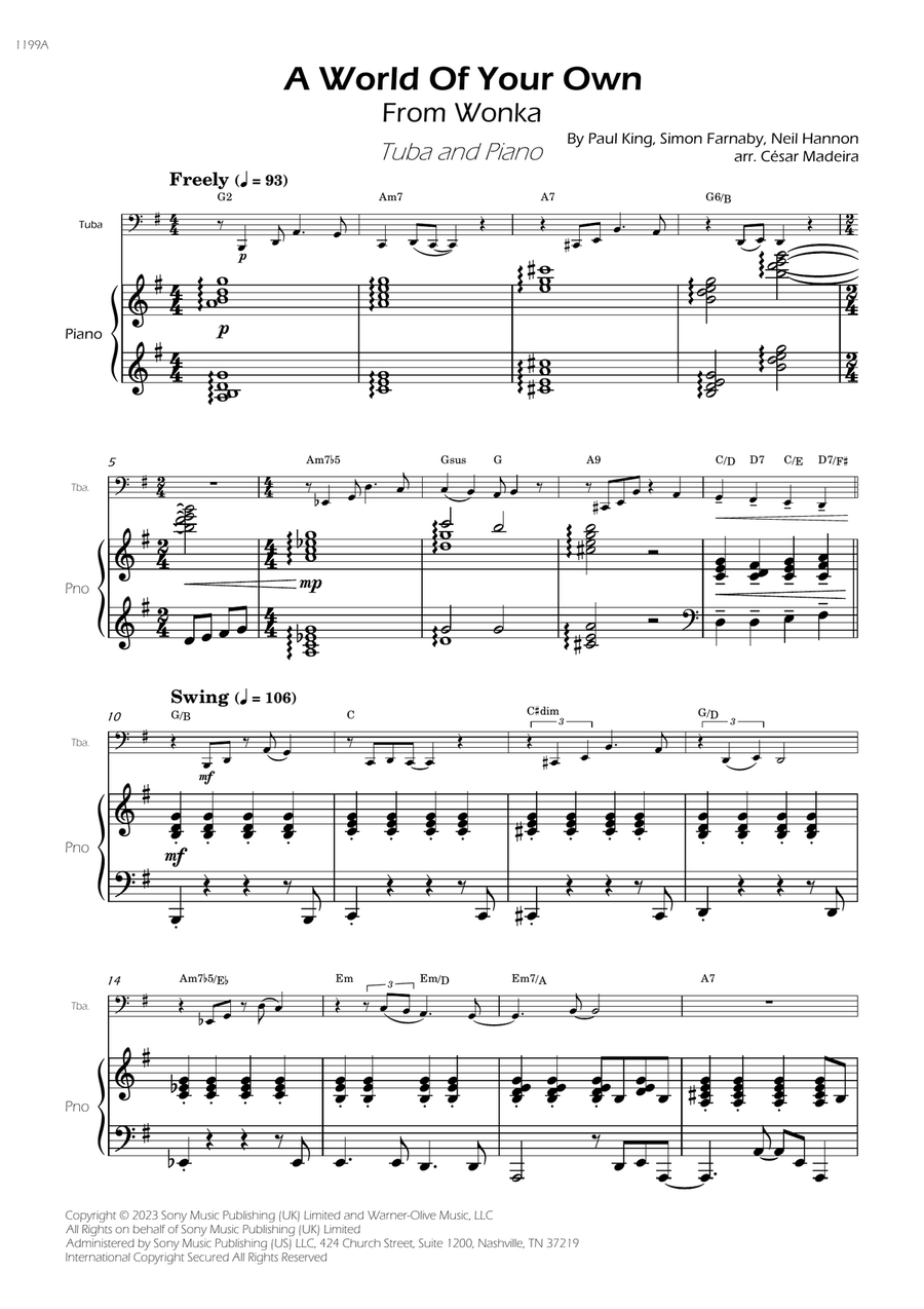 A World Of Your Own A World Of Your Own Piano scores gallery preview page 3