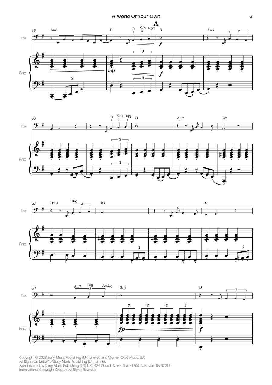 A World Of Your Own A World Of Your Own Piano scores gallery preview page 4