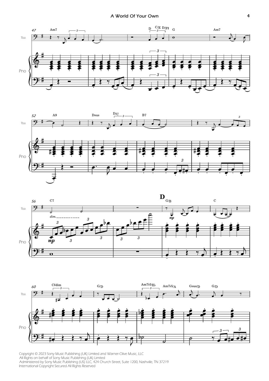 A World Of Your Own A World Of Your Own Piano scores gallery preview page 6