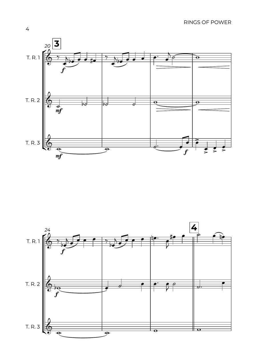 The Lord Of The Rings: The Rings Of Power Tenor Recorder scores gallery preview page 4