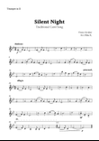 Silent Night for D Trumpet Solo