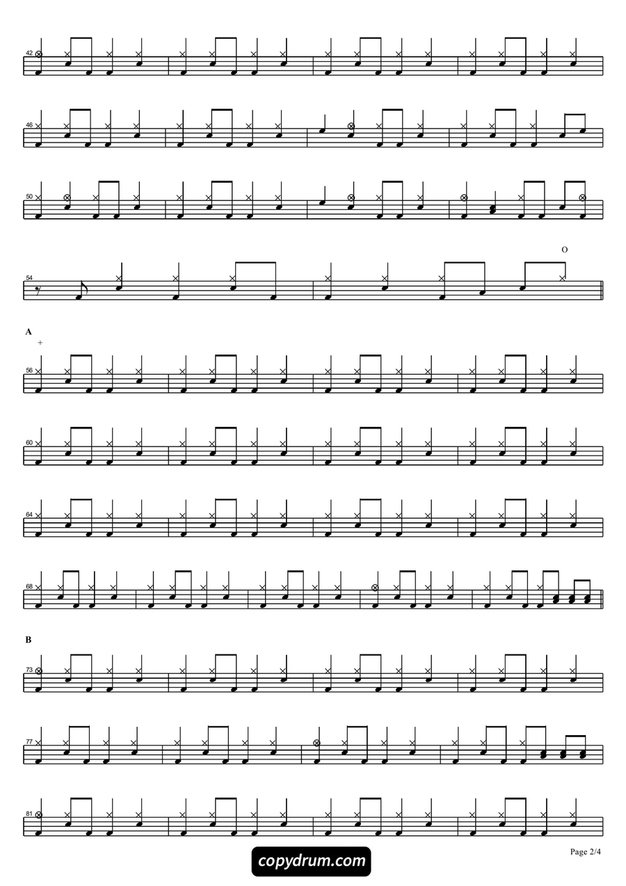 Holyanna Holyanna Drum Set scores gallery preview page 2