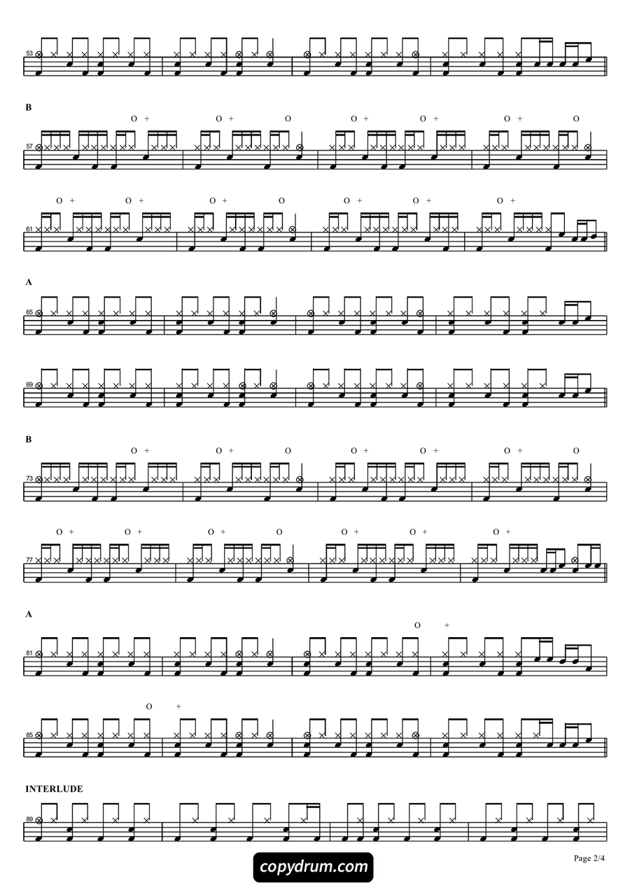 I'll Supply The Love I'll Supply The Love Drum Set scores gallery preview page 2